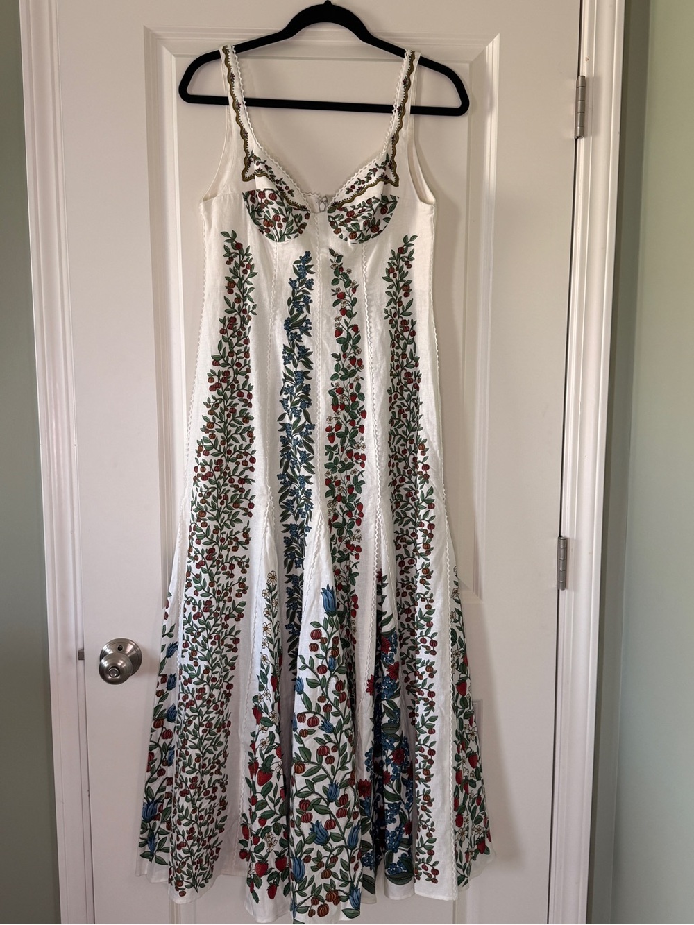 Farm Rio Fruit Beauty Off White Maxi Dress